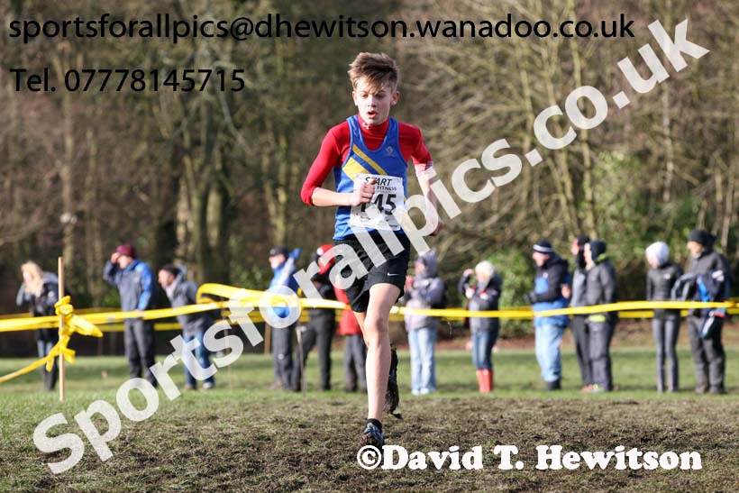 Boys under-13 Northern Cross Country Champs., Witton Park, Blackburn. Photo: David T. Hewitson/Sports for All Pics